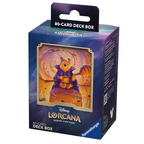 Ravensburger - Disney Lorcana Tcg: Deck Box 80 Carte, Porta Mazzo Di Carte Da Gioco Collezionabili, Gioco Adulti E Bambini, Idea Regalo 8+ Anni, Edizi