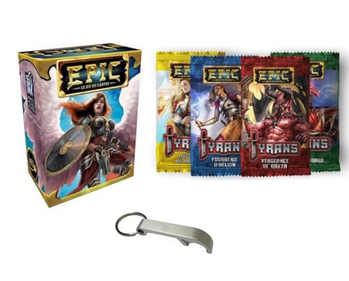 Lot Jeu De Cartes Epic + 4 Boosters: Autorité De Markus + Fourberie D'Helion + Furie De Draka + Vengeance De Raxxa + 1 Yoyo Blumie