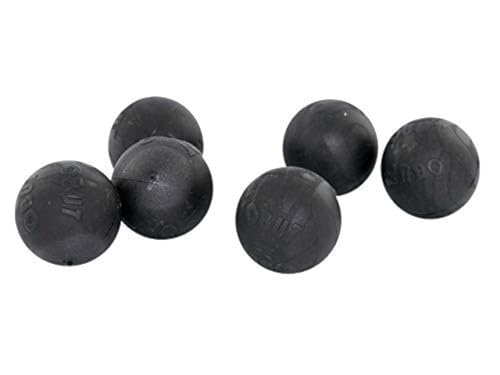 Obut - 6 Boccini Neri Raccoglibili, Accessorio Per Bocce/Pétanque, Taglia Unica