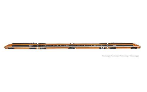 Jouef Hj2425S Sncf, Tgv Sud-Est Versione Inaugurale 1981, Confezione Da 4 Unità, Con Decoder Audio Dcc, Locomotiva Elettrica
