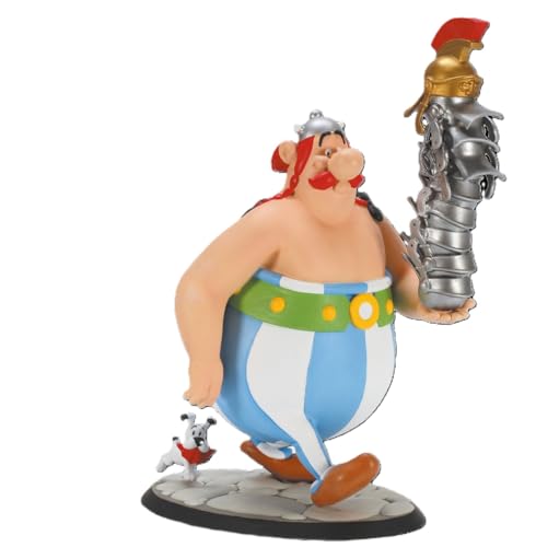 Plastoy Obelix Con Una Pila Di Caschi E Idefix, 40099