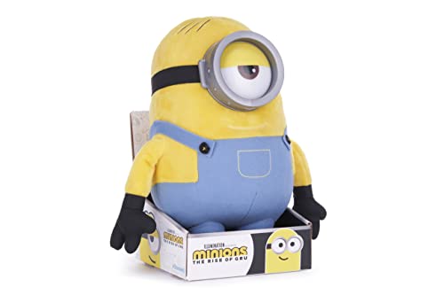 Posh Paws Minions 2 Rise Of Gru - Dinosauro Stuart, 30 Cm, Colore: Giallo