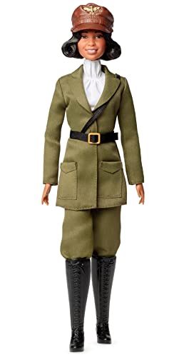 Barbie Signature - Serie Inspiring Women Jessie Coleman, Bambola Da Collezione Con Tuta Da Aviatrice, Giocattolo Per Bambini, 6+ Anni, Hjx36