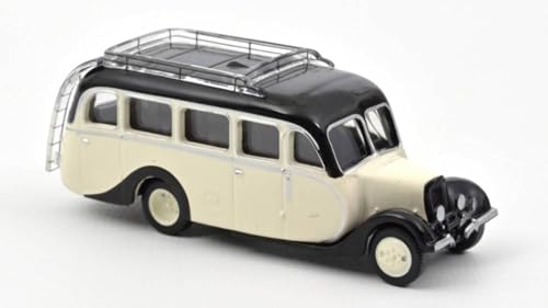 Norev- Citroën U23 Autocar 1947 Crème Et Noir 1/87 Miniatura, Colore Beige, 1/87E, 159924
