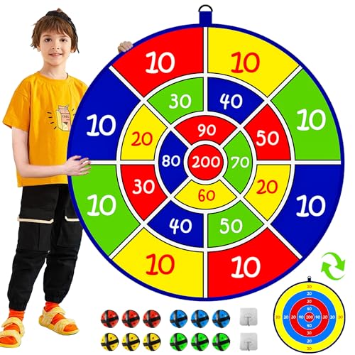 25.5 Inches Freccette Bifacciali Per Bambini,Regalo Ragazzo Ragazza,Giochi Per Interni Ed Esterni E Bomboniere Per Feste Di Compleanno,Adatto Per Raga
