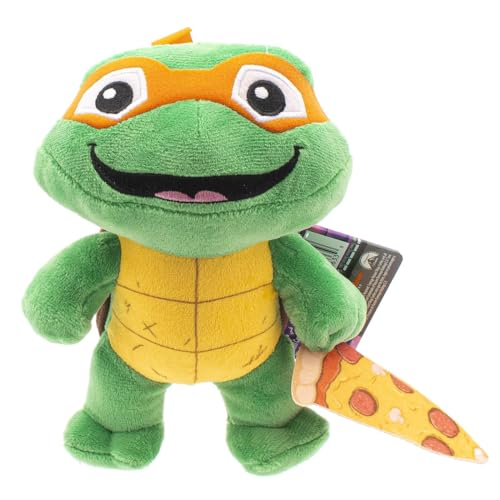 Mattel Tartaruga Ninja Mutant 20 Cm – Turtle Tot Michelangelo | Personaggio Giocattolo Morbido Età 3+