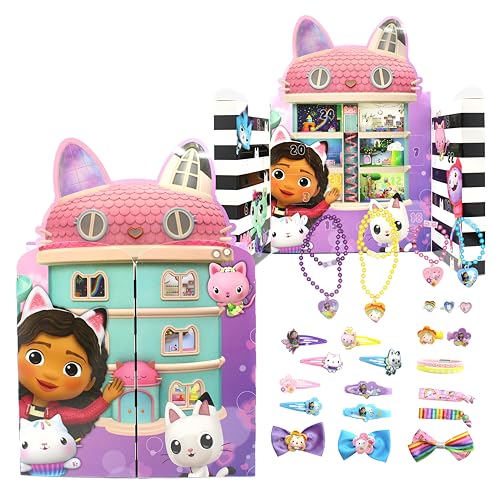 Joytoy Gabby'S Dollhouse Calendario D'Avvento Con Gioielli E Accessori Per Capelli 28X7X40 Cm