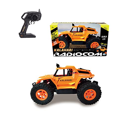 Radiocom - Kalahari Rc Sc.:14, Rc 2.4 Ghz, 7 Funzioni, Luci Led Sul Tettuccio Velocita' 17 Km/H, Radiocomando Giocattolo
