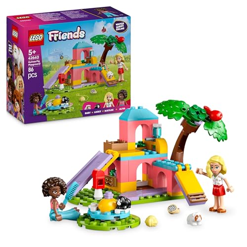 Lego Friends Il Parco Giochi Dei Porcellini D’India, Gioco Di Ruolo Per Bambine Da 5 Anni Per La Cura Degli Animali Domestici, Giocattolo Con Accessor
