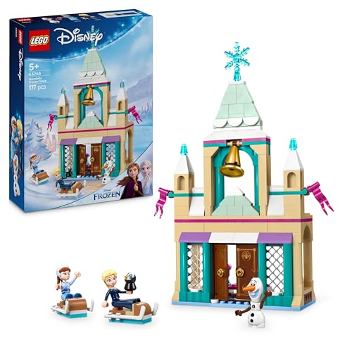 Lego | Disney Frozen Castello Di Ghiaccio Di Arendelle, Giocattolo Con Porte Apribili, Accessori E 3 Personaggi Di Anna, Elsa E Olaf, Giochi Da Princi