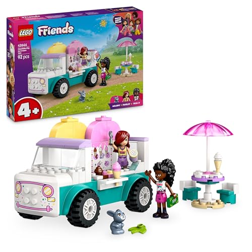 Lego Friends Il Furgone Dei Gelati Di Heartlake City, Giochi Creativi E Didattici Per Bambine Da 4 Anni Con Camion Giocattolo, 2 Mini Bamboline, Un Co