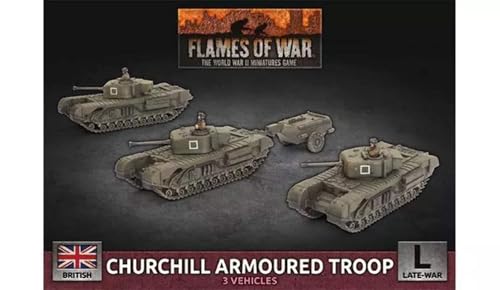 Churchill Armoured Troop Plastic