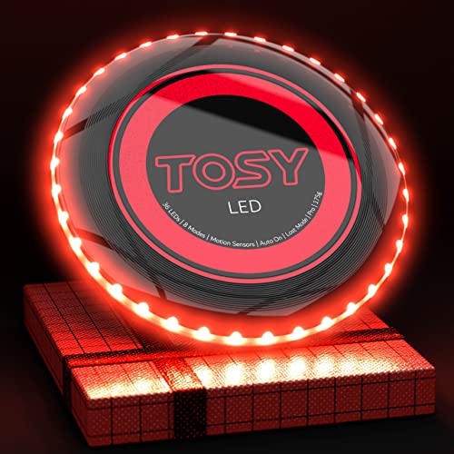 Tosy Disco Volante - 16 Milioni Di Colori Rgb O 36 Led, Estremamente Luminoso, Modalità Intelligenti, Illuminazione Automatica, Ricaricabile, Complean