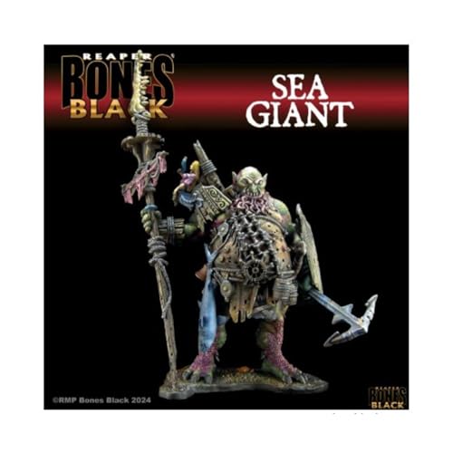 Reaper Sea Giant Miniature 25Mm Scala Eroica Ossa Miniature Nero Miniature