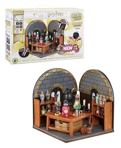 Mga'S Miniverse Make It Mini Potions Class - Mini Oggetti Da Collezione Harry Potter, Set Di Costruzioni, 100+ Pezzi, Fai Da Te, Resina, Repliche Di P