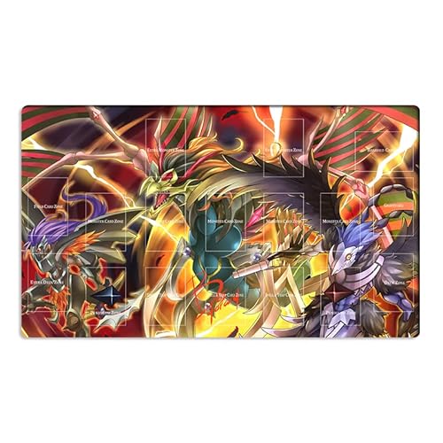Mlikemat Nuovo Tappetino Da Gioco Blackwing Tcg Ccg Ocg Trading Card Game Mat Con Zone + Borsa Gratuita (Zd039-975-A)
