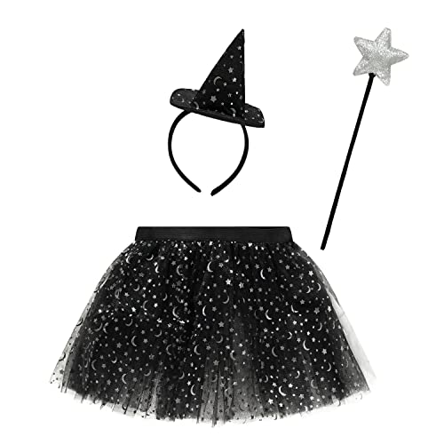 Amscan 9918060 - Cappello Da Strega A Punta, Per Adulti, Nero, Accessorio Per Halloween