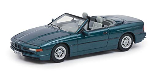 Schuco- Mercedes Benz Bmw 850 Ci, Cabriolet, Interno Grigio, Modellino Auto, Scala 1:43, Resina, Edizione Limitata 500, Verde Metallizzato, 450915000