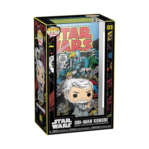 Funko Pop! Comic Cover: Star Wars - Obi-Wan Kenobi- Figura In Vinile Da Collezione - Idea Regalo - Merchandising Ufficiale - Giocattoli Per Bambini E