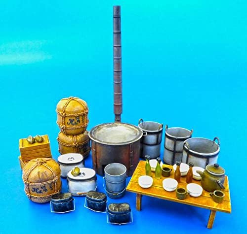 Plus-Model 488 – Accessori Per Modellismo Japanese Military Field Kitchen Equipmen