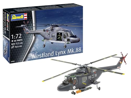 Revell 03805 Westland Lynx Elicottero 1:72 Kit Modello In Plastica Non Costruita/Non Verniciata - La Lynx È Un Elicottero Multiuso Britannico Utilizza