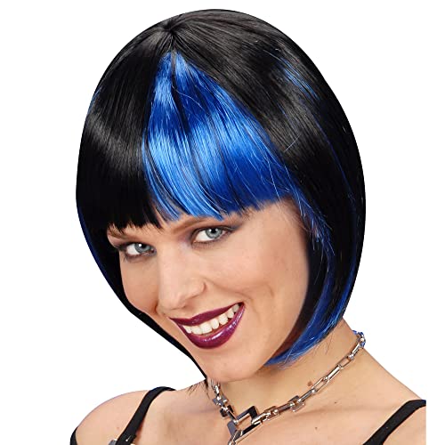 Widmann Milano Party Fashion - Parrucca Zoey, Nera Con Riflessi, Bob, Capelli Sintetici, Acconciature Corte, Parrucca Corta Da Donna