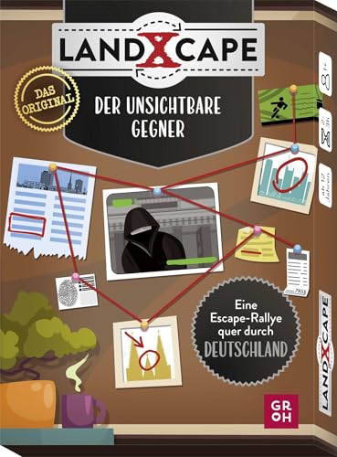 Landxcape - Der Ungner: Eine Escape-Rallye Quer Durch Deutschland | Mehrfach Spielbares Escape Game Mit 50 Karten Für Kinder Ab 12 Und Erwachsene