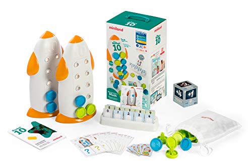 Miniland - The Rocket 10 - Gioco Divertente Per L'Apprendimento Dei Concetti Per Bambini Dai 3 Ai 7 Anni, Matematica Manipolazione, Metodo Abn (31871)
