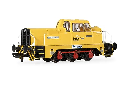 Hornby Hobbies R30307 Potter Logistics, Sentinel, 0-6-0, Pride Of The Fens' -Era 11, Giallo, Oo Gauge