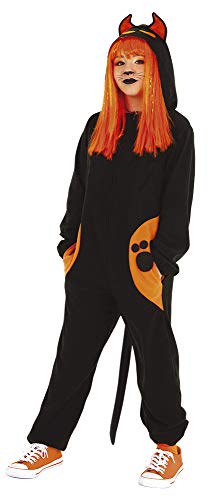 Haunted House - Gatto Nero Costume Kigu Black Cat Inf (Rubies S8531-M)