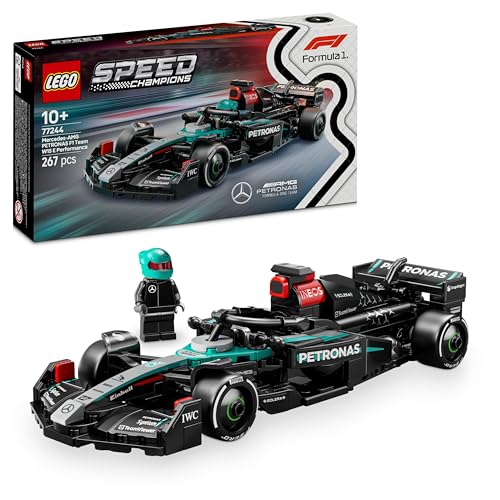 Lego Speed Champions Auto Da Corsa Mercedes-Amg Petronas F1 W 15 Macchina Giocattolo Da Collezione Con Minifigure Del Pilota, Modello Per Bambini Da 1