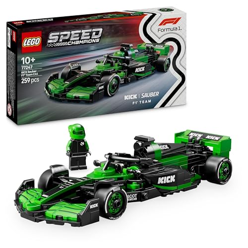 Lego Speed Champions Auto Da Corsa Kick Sauber F1 Team C44 Macchina Giocattolo Da Collezione Con Minifigure Di Formula 1 - Modello Per Bambini Da 10 A