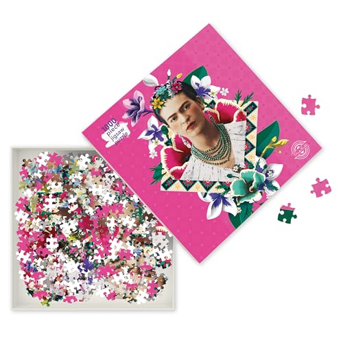 Adult Jigsaw Frida Kahlo Pink: 1000 Piece Jigsaw