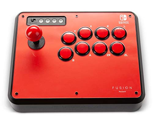 Arcade Stick Senza Fili Powera Fusion Per Nintendo Switch, Nintendo Switch Lite, Fight Stick, Gamepad, Controller, Bluetooth, Gioco