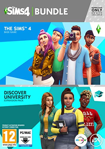 The Sims 4 Plus Discover University Bundle (Pc Code In Box) [Edizione: Regno Unito]