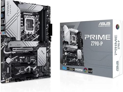 Asus Prime Z790-P Lga 1700(Intel® 13A E 12A Generazione) Scheda Madre Atx (Pcie 5.0, Ddr5, 14+1 Power Stage, 3X M.2, Wifi 6, Bluetooth V5.2, 2.5Gb Lan