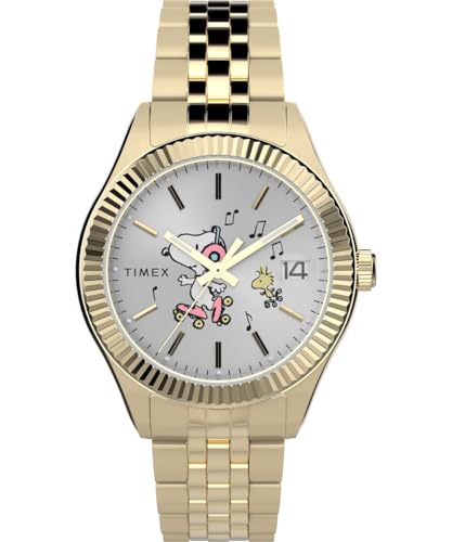 Timex Orologio Analogico Al Quarzo Da Donna Con Cinturino In Acciaio Inossidabile Tw2W78700