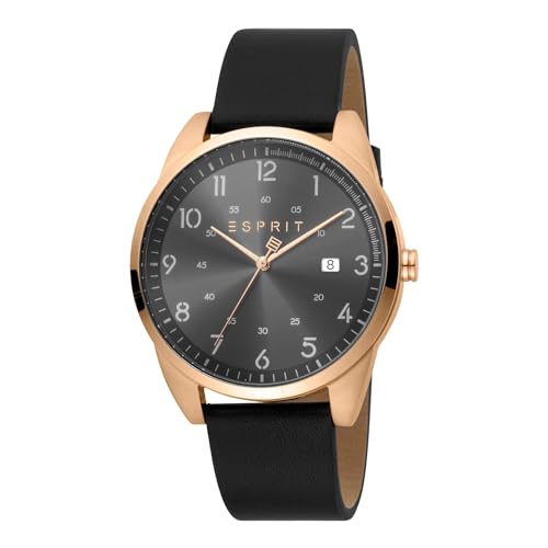 Esprit Orologio Da Uomo Al Quarzo Cameo Fashion Rose Gold - Es1G212L0045, Cinturino