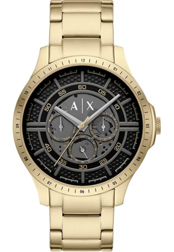 Armani Exchange Orologio Analogico Al Quarzo Uomo Con Cinturino In Acciaio Inossidabile Ax2461