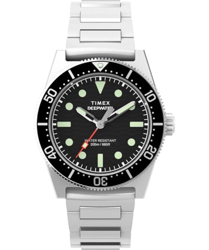 Timex Orologio Analogico Al Quarzo Da Uomo Con Cinturino In Acciaio Inossidabile Tw2W95200