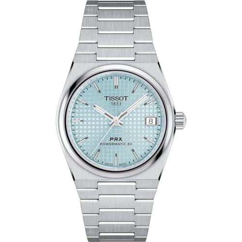 Tissot Prx/Lr/A/Acier/Cad Bleu Clair