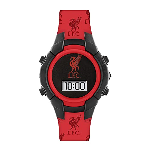 Liverpool F.C. Orologio Digitale Al Quarzo Ragazzo Con Cinturino In Silicone Lfc4001