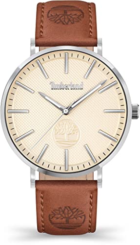 Timberland Orologio Analogueico Quarzo Uomo Con Cinturino In Pelle Tdwga2103703