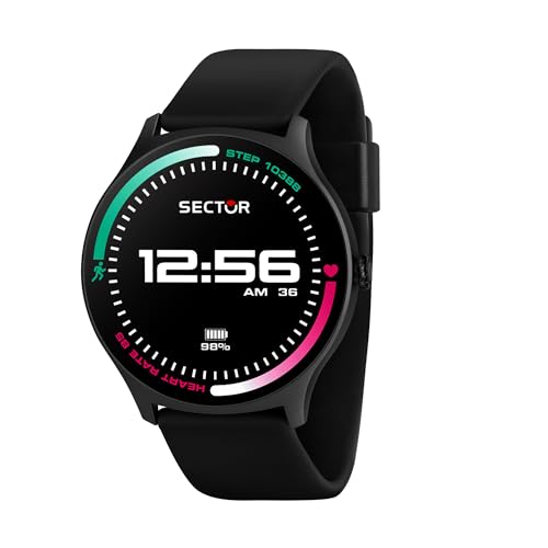 Sector No Limits Smartwatch Uomo, Digitale, 51 Mm, Cinturino In Silicone, Collezione S-06, Regalo Compleanno