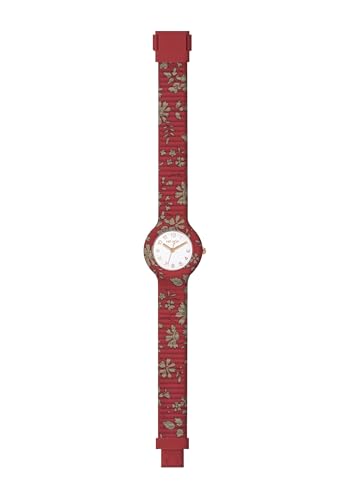 Hip Hop, Collezione Winter Blossom, Orologio Donna A Tema Fiori Invernali Con Tessuti Liberty E Cinturino In Silicone, Resistente All'Acqua