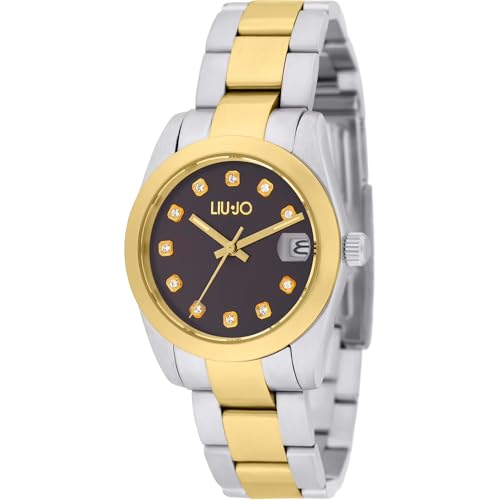 Liu Jo Casual Juniper Tlj2395 Orologio Da Donna In Acciaio Bicolore Con Cristalli Nel Quadrante