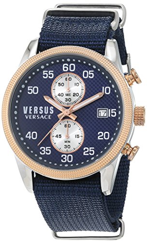 Versus Versace Orologio Analogico Classico Quarzo Donna Con Cinturino In Tessuto S66090016