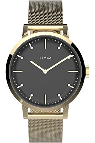 Timex Orologio Analogico Al Quarzo Donna Con Cinturino In Acciaio Inossidabile Tw2V37200