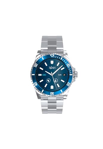 Techmade Smartwatch Uomo Nettuno, Blu, Misura Unica