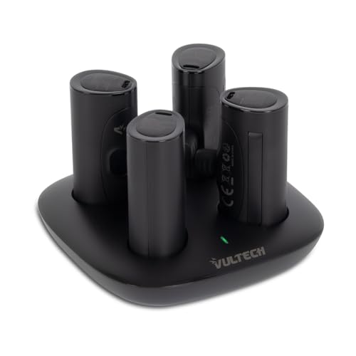 Stazione Di Ricarica Vpb-St5Bk-4 Con 4 Powerbank 5000 Mah Per Andorid E Mac Type C Quickcharge Colore Nero